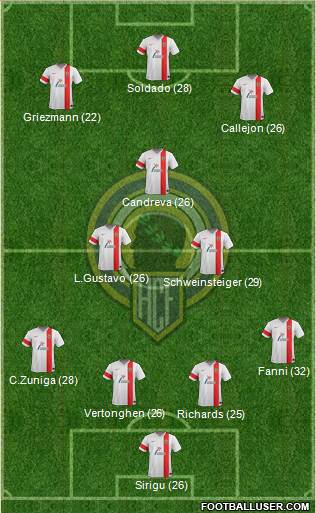 Hércules C.F., S.A.D. Formation 2014