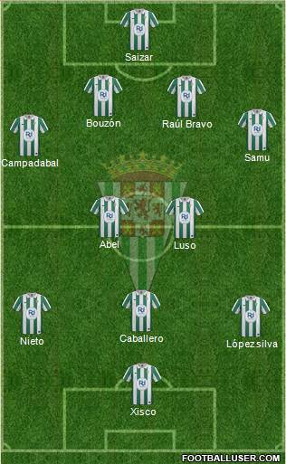 Córdoba C.F., S.A.D. Formation 2014