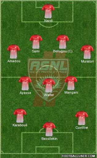 A.S. Nancy Lorraine Formation 2014