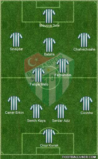 Bursaspor Formation 2014