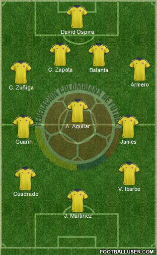 Colombia Formation 2014