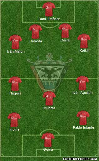 C.D. Mirandés Formation 2014