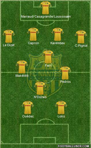 FC Nantes Formation 2014