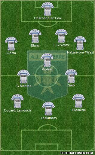 A.J. Auxerre Formation 2014