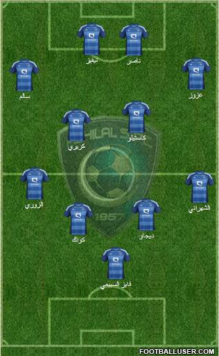 Al-Hilal (KSA) Formation 2014