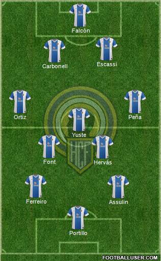 Hércules C.F., S.A.D. Formation 2014