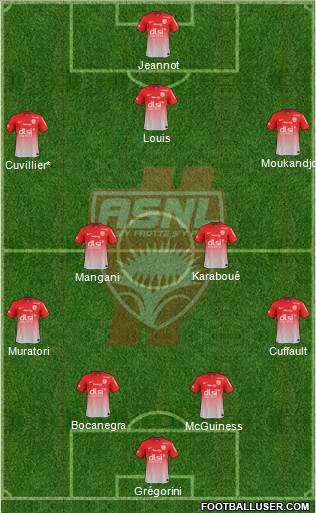 A.S. Nancy Lorraine Formation 2014