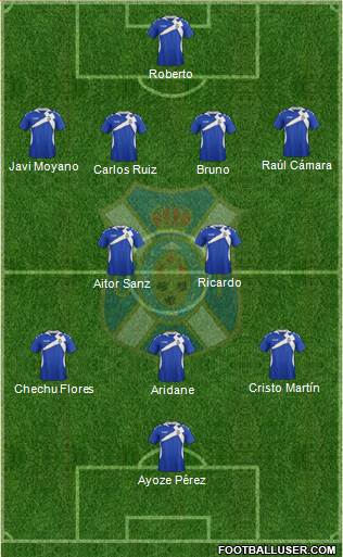 C.D. Tenerife S.A.D. Formation 2014