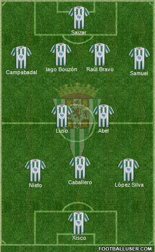 Córdoba C.F., S.A.D. Formation 2014