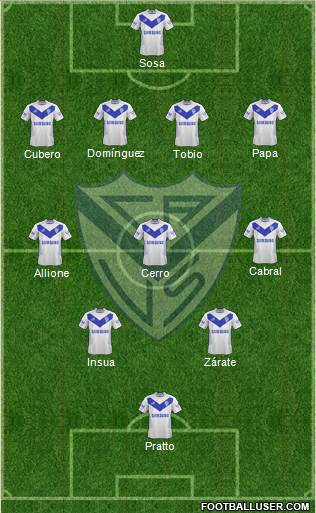 Vélez Sarsfield Formation 2014