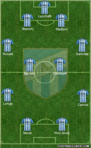 Atlético Tucumán Formation 2014