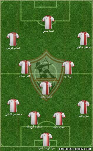 Zamalek Sporting Club Formation 2014