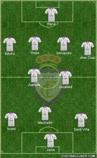 Real Jaén C.F. Formation 2014