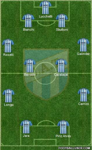 Atlético Tucumán Formation 2014