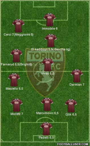 Torino Formation 2014