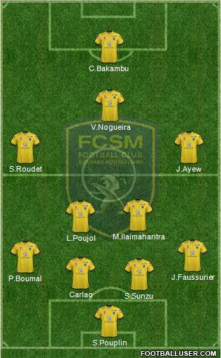 FC Sochaux-Montbéliard Formation 2014