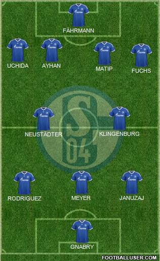 FC Schalke 04 Formation 2014