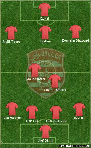 Club Africain Tunis Formation 2014