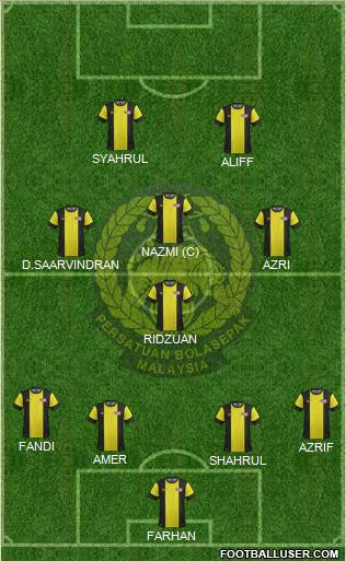 Malaysia Formation 2014