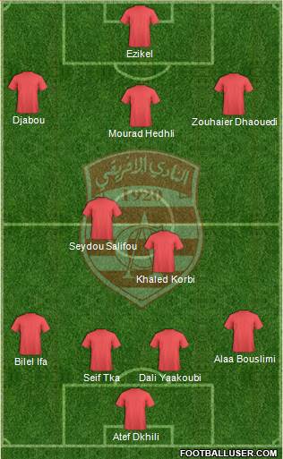 Club Africain Tunis Formation 2014