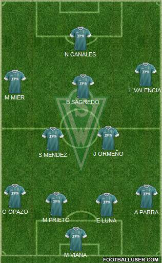 CD Santiago Wanderers S.A.D.P. Formation 2014