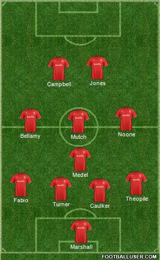 Cardiff City Formation 2014