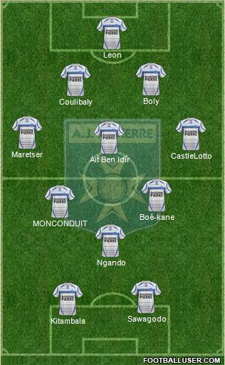 A.J. Auxerre Formation 2014