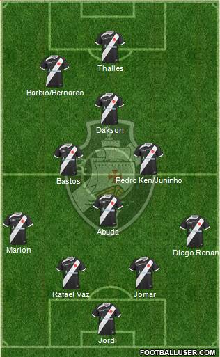 CR Vasco da Gama Formation 2014