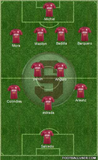 CD Saprissa Formation 2014