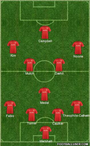 Cardiff City Formation 2014