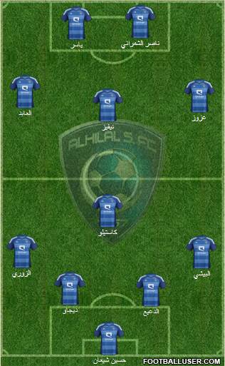 Al-Hilal (KSA) Formation 2014