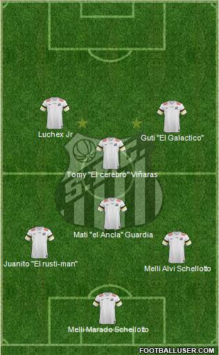 Santos FC Formation 2014