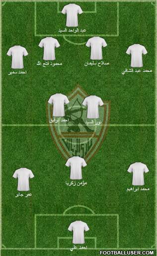 Zamalek Sporting Club Formation 2014