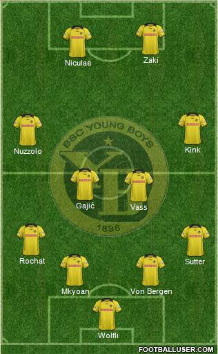 BSC Young Boys Formation 2014