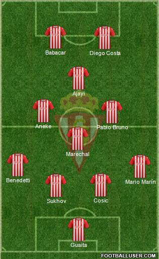 Real Sporting S.A.D. Formation 2014