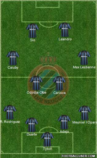 Club Brugge KV Formation 2014