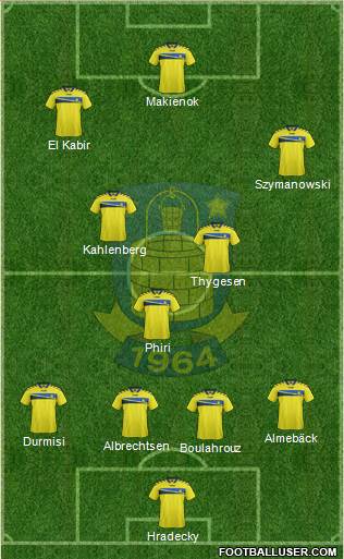 Brøndbyernes Idrætsforening Formation 2014