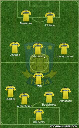 Brøndbyernes Idrætsforening Formation 2014