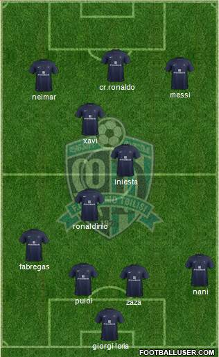 Dinamo Tbilisi Formation 2014