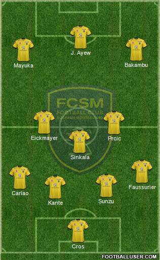 FC Sochaux-Montbéliard Formation 2014