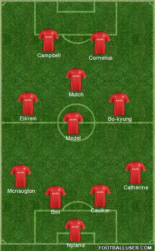 Cardiff City Formation 2014