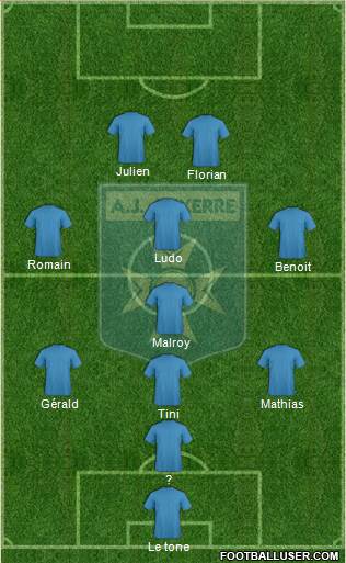 A.J. Auxerre Formation 2014