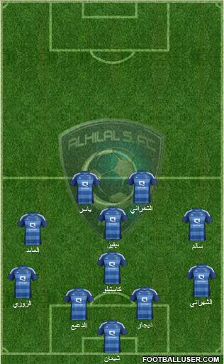 Al-Hilal (KSA) Formation 2014