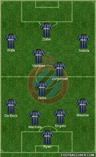 Club Brugge KV Formation 2014