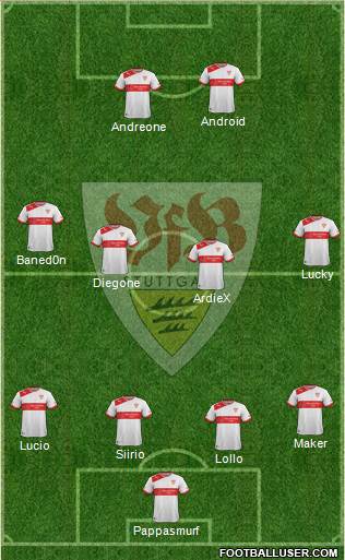 VfB Stuttgart Formation 2014