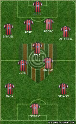 Chacarita Juniors Formation 2014