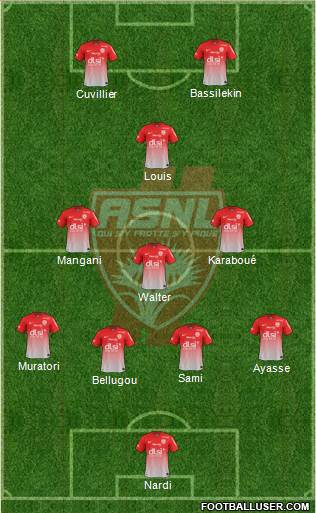 A.S. Nancy Lorraine Formation 2014