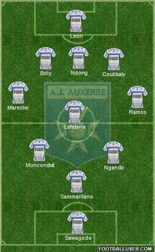 A.J. Auxerre Formation 2014