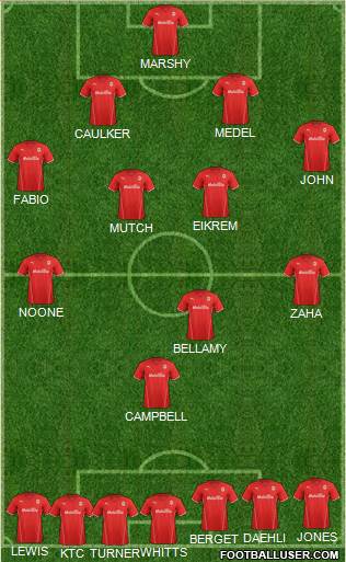 Cardiff City Formation 2014