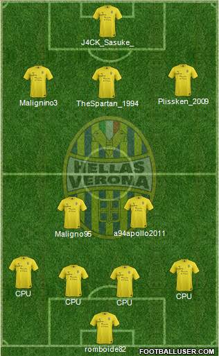 Hellas Verona Formation 2014